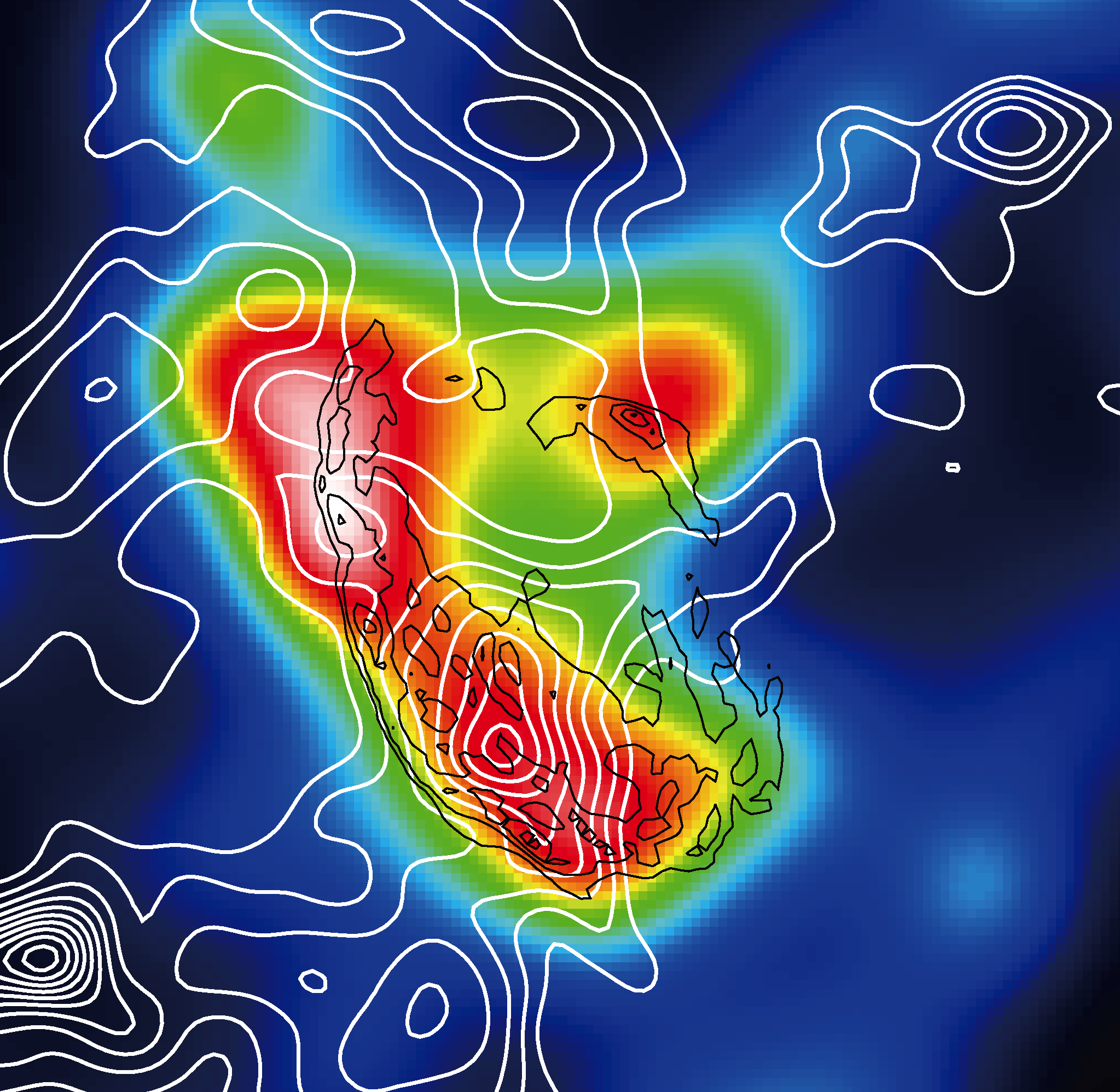 超新星残骸W44のガンマ線像