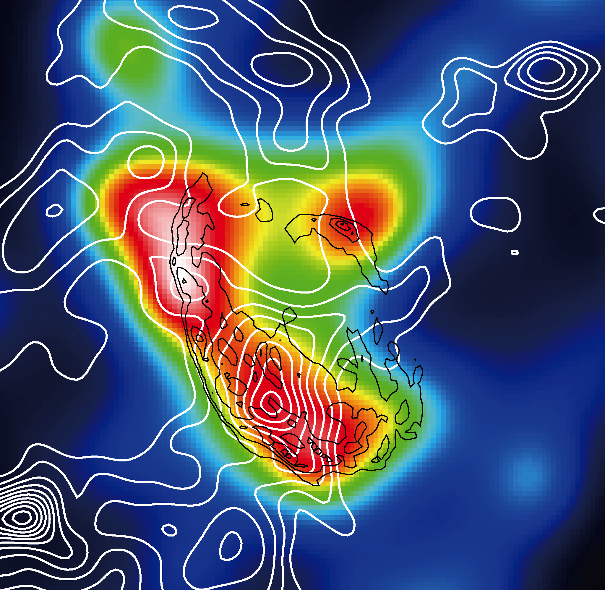 Gamma-ray image of supernova remnant W44